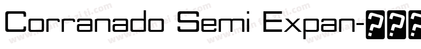 Corranado Semi Expan字体转换